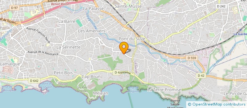 localisation de l'entreprise MONSIEUR BERNARD BEZZINA à TOULON