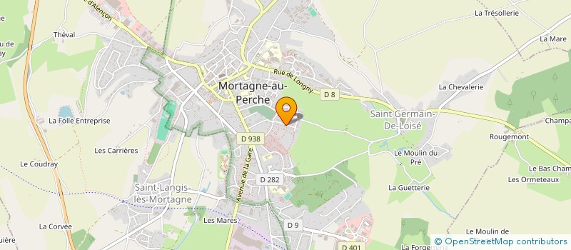 localisation de l'entreprise MONSIEUR BERNARD BIDAULT à COURGEON