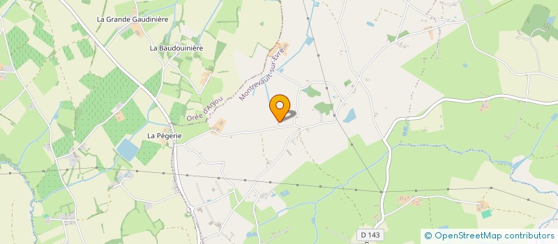 localisation de l'entreprise MONSIEUR BERNARD BIDET  MAUGES-SUR-LOIRE