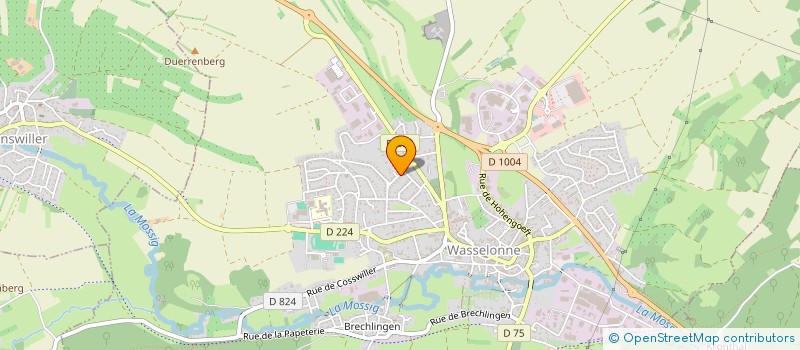 localisation de l'entreprise MONSIEUR BERNARD BIEBER  HOHENGFT