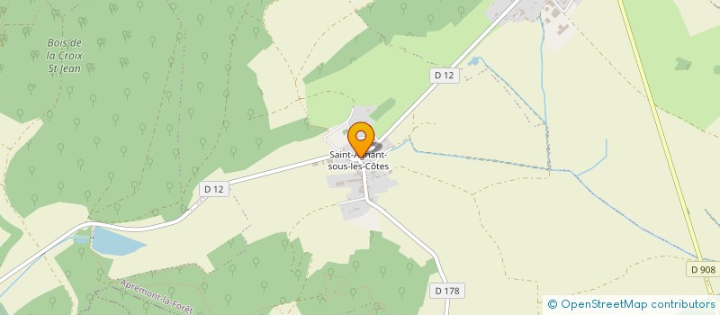 localisation de l'entreprise MONSIEUR BERNARD BIGET à APREMONT-LA-FORET