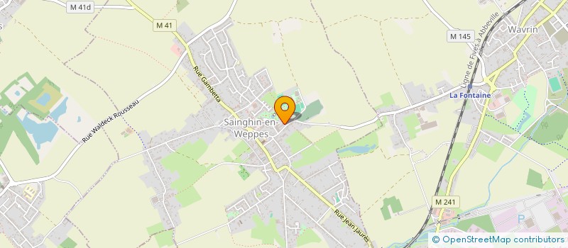 localisation de l'entreprise MONSIEUR BERNARD BILLAUT  SAINGHIN-EN-WEPPES