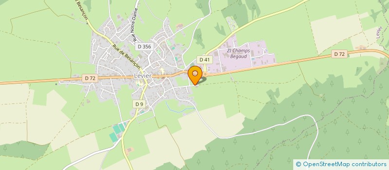 localisation de l'entreprise MONSIEUR BERNARD BILLOD  LEVIER