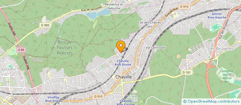 localisation de l'entreprise MONSIEUR BERNARD BILLOIS à CHAVILLE