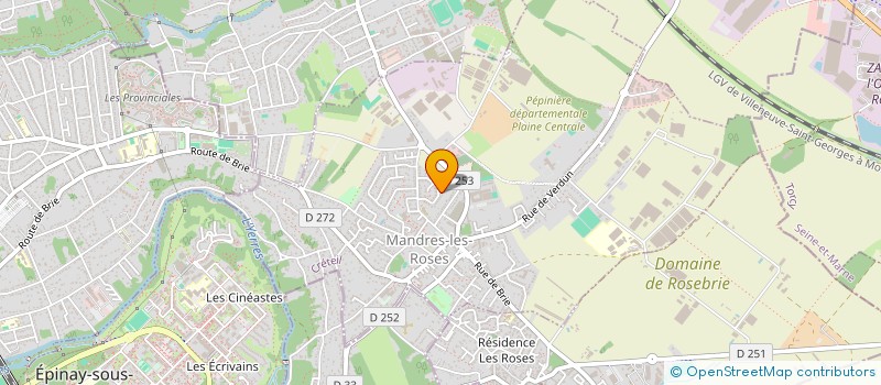 localisation de l'entreprise MONSIEUR BERNARD BINETTE à MANDRES-LES-ROSES