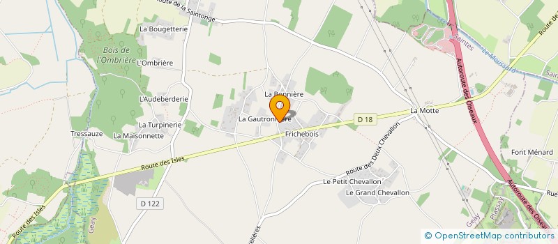 localisation de l'entreprise MONSIEUR BERNARD BINSON à TRIZAY