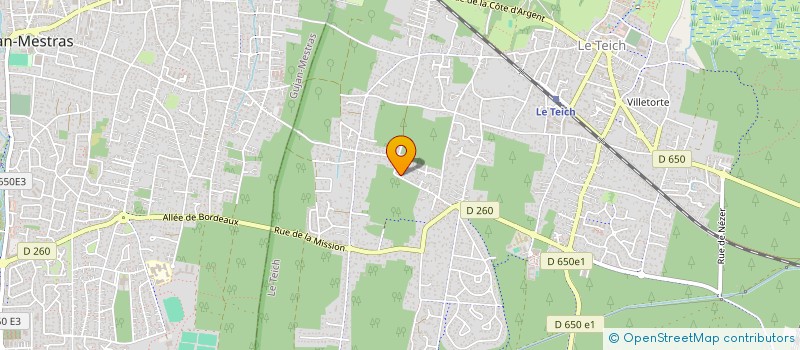 localisation de l'entreprise MONSIEUR BERNARD BIREMONT  LE TEICH