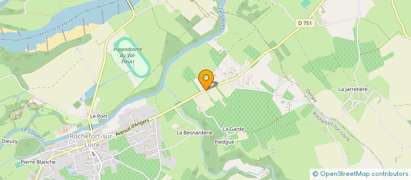 localisation de l'entreprise MONSIEUR BERNARD BIRONNEAU  ROCHEFORT-SUR-LOIRE