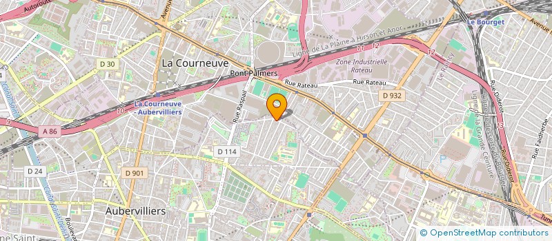 localisation de l'entreprise MONSIEUR BERNARD BIRTAS à AUBERVILLIERS