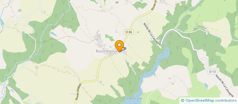 localisation de l'entreprise MONSIEUR BERNARD BISEL  TEILLET