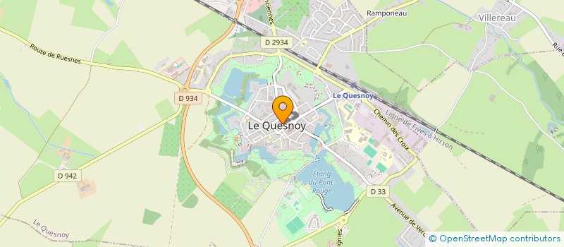 localisation de l'entreprise MONSIEUR BERNARD BISIAU à LE QUESNOY