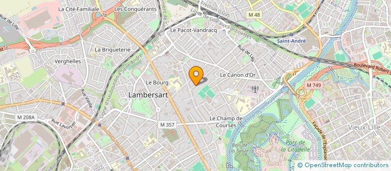localisation de l'entreprise MONSIEUR BERNARD BISIAUX à LAMBERSART
