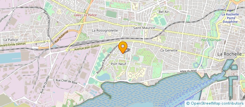 localisation de l'entreprise MONSIEUR BERNARD BLAIZEAU  LA ROCHELLE