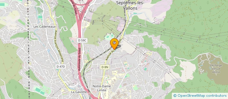 localisation de l'entreprise MONSIEUR BERNARD BLANC à SEPTEMES-LES-VALLONS