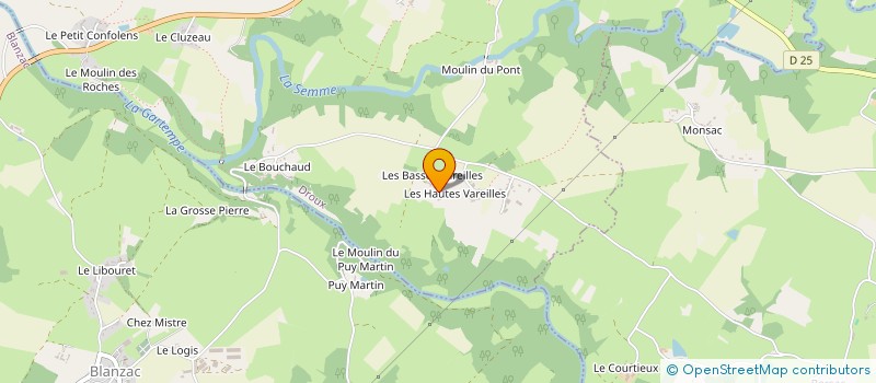 localisation de l'entreprise MONSIEUR BERNARD BLANC à DROUX