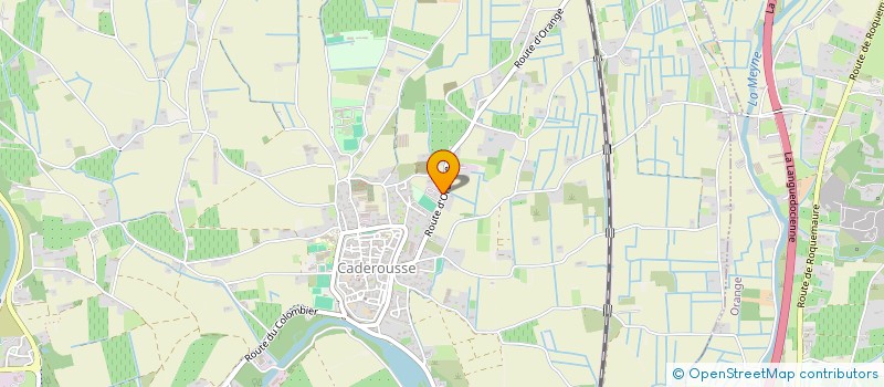 localisation de l'entreprise MONSIEUR BERNARD BLANC  CADEROUSSE