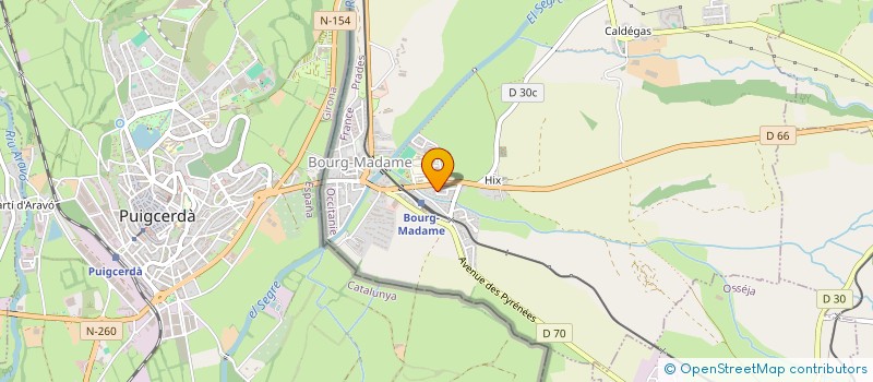 localisation de l'entreprise MONSIEUR BERNARD BLANCH  BOURG-MADAME