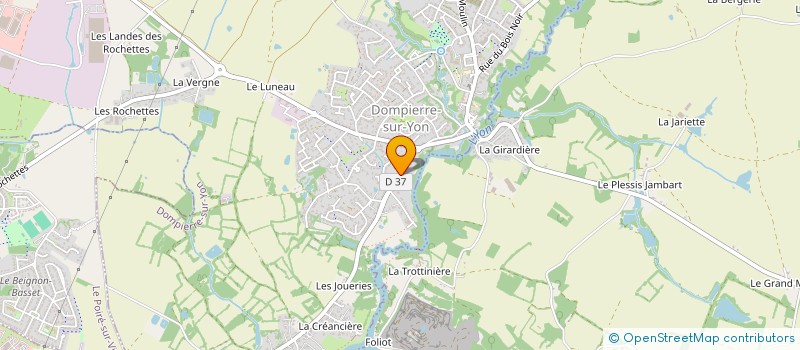 localisation de l'entreprise MONSIEUR BERNARD BLANCHARD à DOMPIERRE-SUR-YON