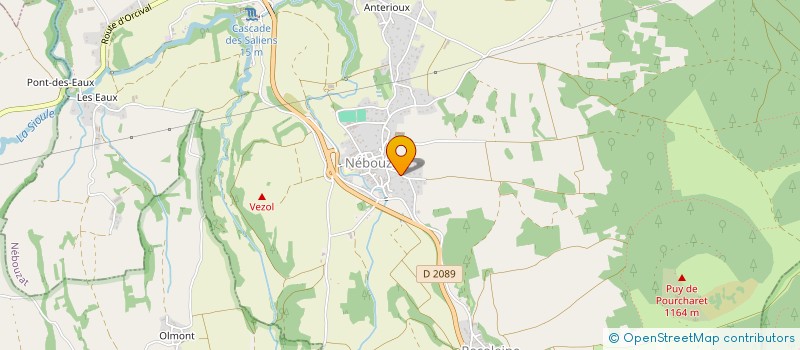 localisation de l'entreprise MONSIEUR BERNARD BLANCHARD  NEBOUZAT