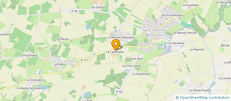 localisation de l'entreprise MONSIEUR BERNARD BLANLEIL  SAINT-LUMINE-DE-CLISSON