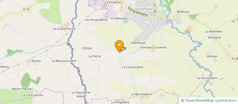 localisation de l'entreprise MONSIEUR BERNARD BLIN à LARCHAMP