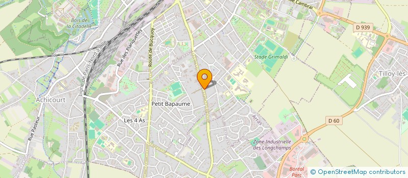 localisation de l'entreprise MONSIEUR BERNARD BLONDEL à ARRAS