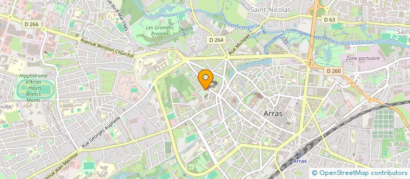 localisation de l'entreprise MONSIEUR BERNARD BOCQUILLET à ARRAS