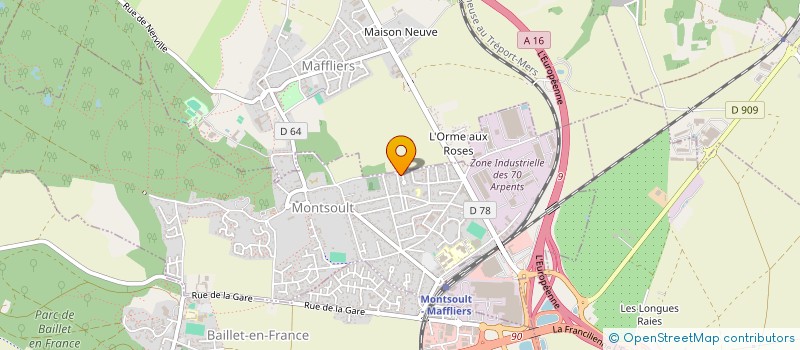 localisation de l'entreprise MONSIEUR BERNARD BOE  MAFFLIERS