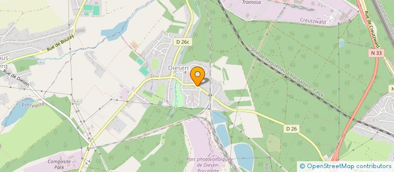 localisation de l'entreprise MONSIEUR BERNARD BOHN  DIESEN