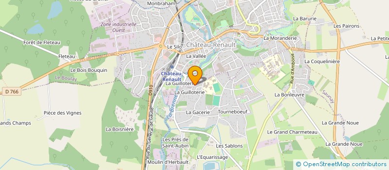 localisation de l'entreprise MONSIEUR BERNARD BOINET à CHATEAU-RENAULT