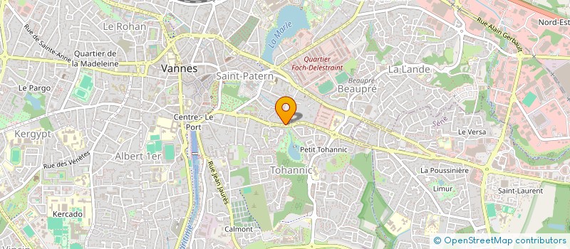 localisation de l'entreprise MONSIEUR BERNARD BOIS à VANNES