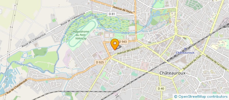 localisation de l'entreprise MONSIEUR BERNARD BOISNIER à CHATEAUROUX