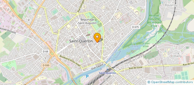 localisation de l'entreprise MONSIEUR BERNARD BOISSADY à SAINT-QUENTIN
