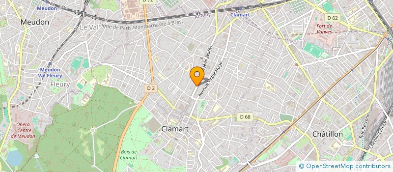 localisation de l'entreprise MONSIEUR BERNARD BOISSON à CLAMART