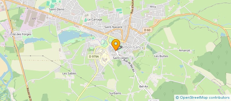 localisation de l'entreprise MONSIEUR BERNARD BOLLIET à BOURBON-LANCY