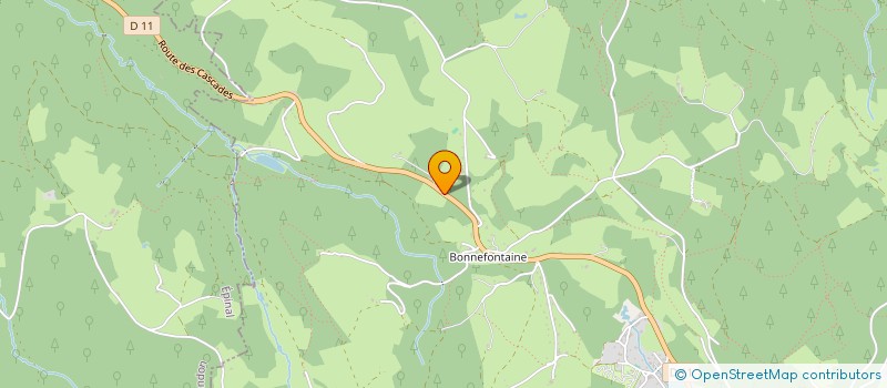 localisation de l'entreprise MONSIEUR BERNARD BOMBARDE  LE THOLY