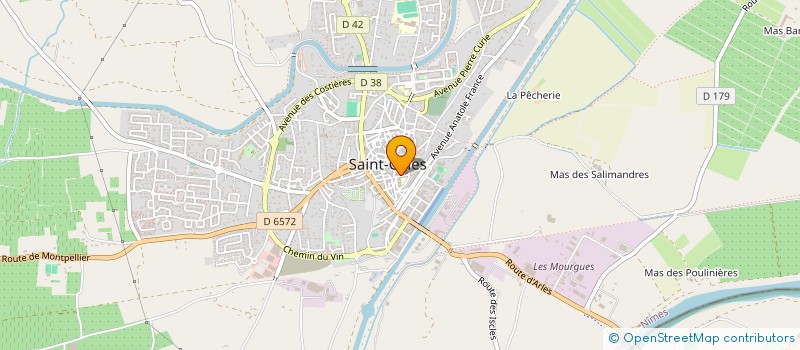 localisation de l'entreprise MONSIEUR BERNARD BONACCHI à SAINT-GILLES