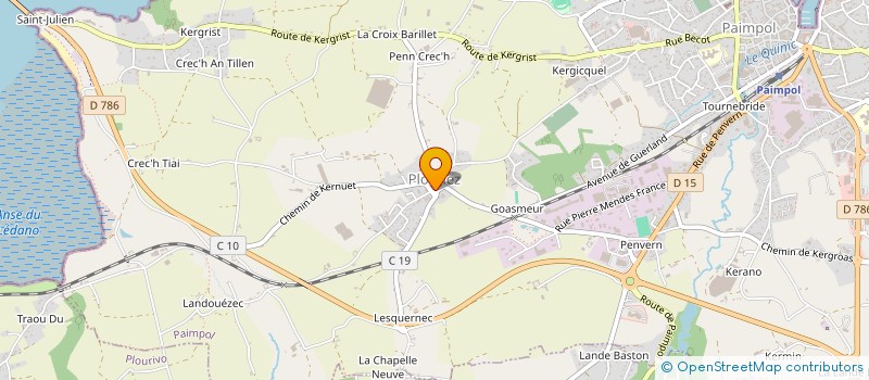 localisation de l'entreprise MONSIEUR BERNARD BONIORT  PAIMPOL