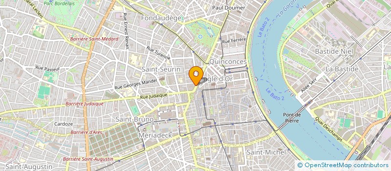 localisation de l'entreprise MONSIEUR BERNARD BONNAN  BORDEAUX