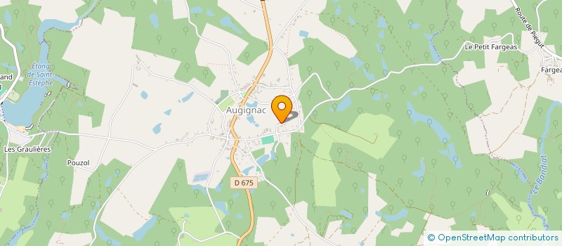 localisation de l'entreprise MONSIEUR BERNARD BONNEFONT  AUGIGNAC