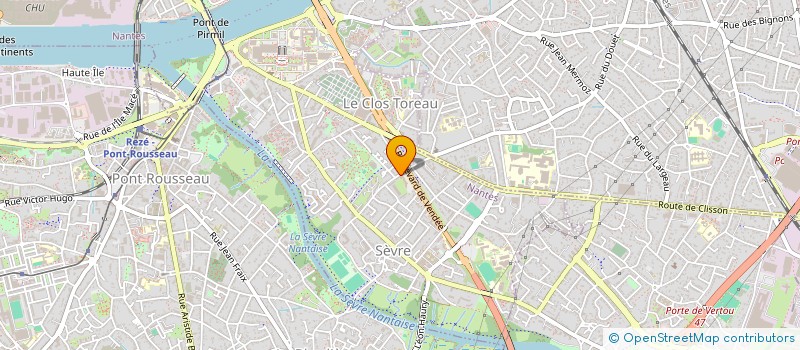 localisation de l'entreprise MONSIEUR BERNARD BONNEMAIN  NANTES