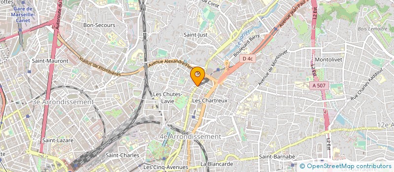 localisation de l'entreprise MONSIEUR BERNARD BONNET à MARSEILLE