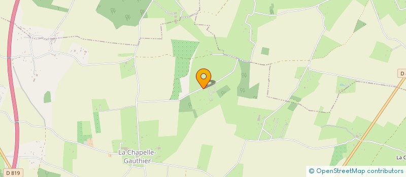 localisation de l'entreprise MONSIEUR BERNARD BONNETTE  ST AUBIN DU THENNEY