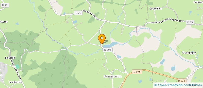 localisation de l'entreprise MONSIEUR BERNARD BONNOT  DOMMARTIN