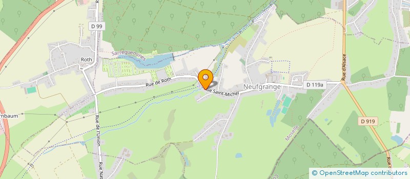 localisation de l'entreprise MONSIEUR BERNARD BOOS  NEUFGRANGE