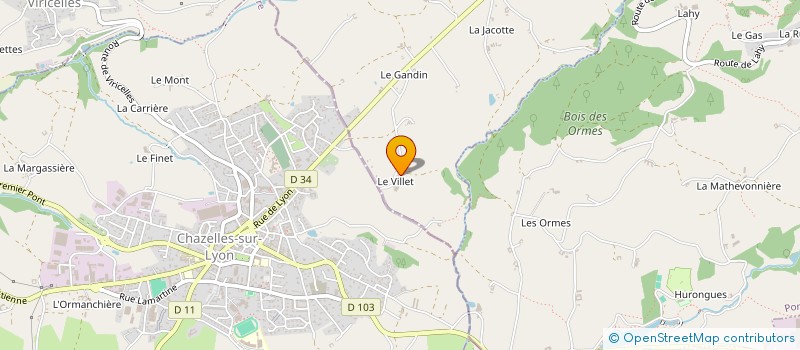 localisation de l'entreprise MONSIEUR BERNARD BORDET à GREZIEU-LE-MARCHE