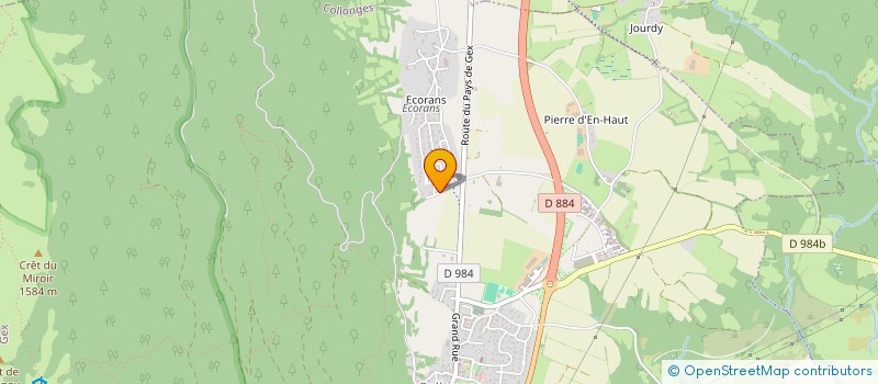 localisation de l'entreprise MONSIEUR BERNARD BOREL  COLLONGES