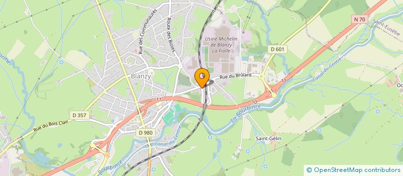 localisation de l'entreprise MONSIEUR BERNARD BOROWSKI  BLANZY