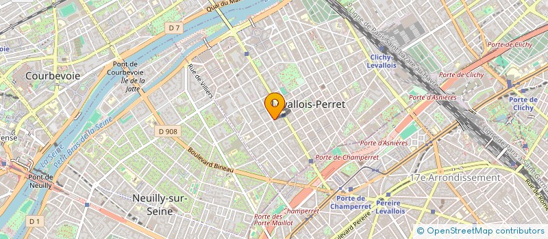 localisation de l'entreprise MONSIEUR BERNARD BORRHOMEE à LEVALLOIS-PERRET