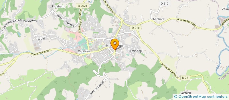 localisation de l'entreprise MONSIEUR BERNARD BORTEYROU à HASPARREN